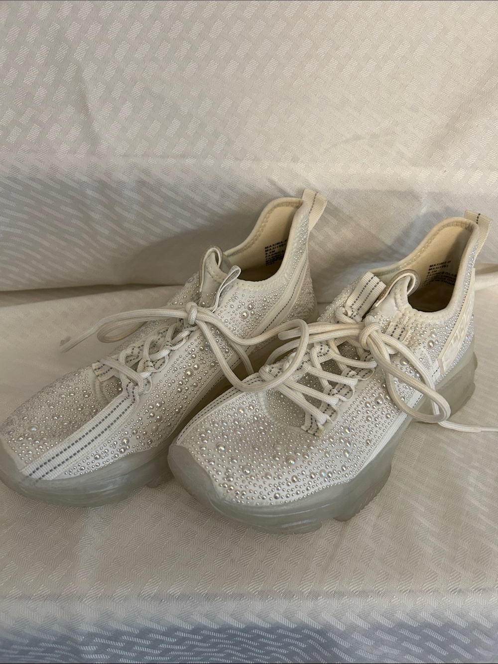 Steve Madden embellished Maxima sneakers